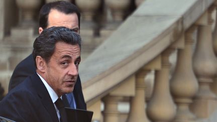 Nicolas Sarkozy, le 25 mars 2013 &agrave; Paris. (MARTIN BUREAU / AFP)