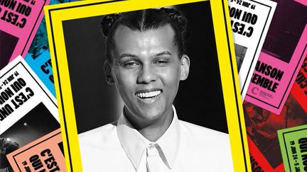 Belgian singer and composer Stromae at the 37th Victoires de la Musique. (BERTRAND GUAY / AFP)