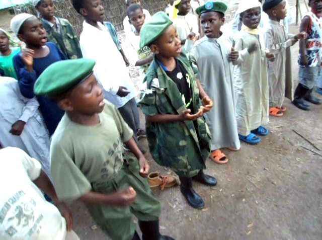 Parmi les recrues, de jeunes garçons enrôlés de force dans les rangs du groupe djihadiste MDI/AFF. (Photo/Nicaise Kibel&#039;Oka)