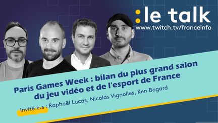 Ludo Pauchant reçoit Nicolas Vignolles, Raphaël Lucas et Ken Bogard. (France Info)