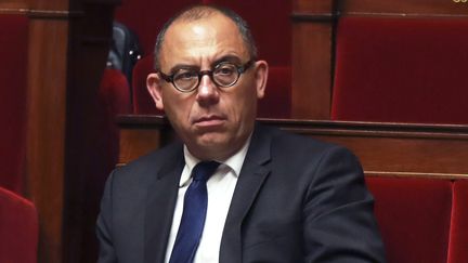 Le député LREM Bruno Questel à l'assemblée nationale, le 27 juillet 2020 (photo d'illustration). (JACQUES DEMARTHON / AFP)