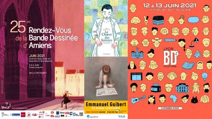 QUE VIVENT LES FESTIVALS BD ! (CYRIL PEDROSA, RENDEZ-VOUS BD D'AMIENS / AUDE MERMILLIOD, LE LOMBARD / EMMANUEL GUIBERT, FIBD ANGOULEME / FABIEN TOULME, LYON BD)