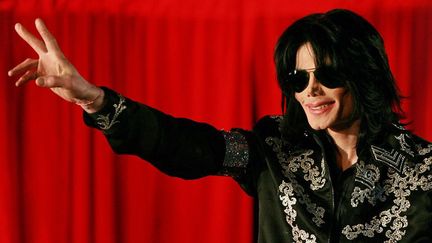 Michael Jackson, lors d'une conférence de presse à Londres en 2009
 (CARL DE SOUZA / AFP FILES / AFP)