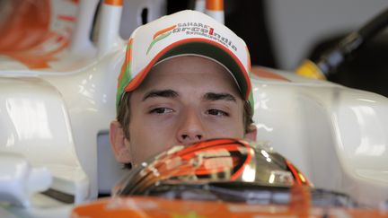 Jules Bianchi, le 22 juin 2012. (JOSE JORDAN / AFP)