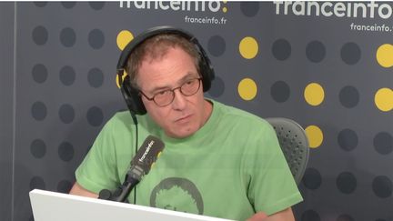 Joël Vermont, 52 ans, séropositif depuis 1992, témoigne sur franceinfo le 19 septembre 2018. (RADIO FRANCE / FRANCE INFO)