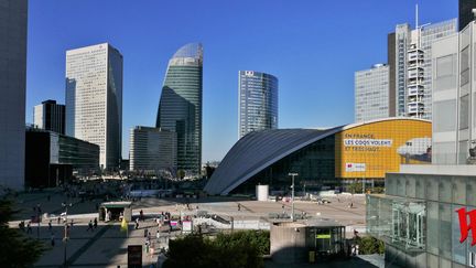 La Défense, 4e quartier d'affaires le plus attractif au monde, en 2023 (photo d'illustration). (PHILIPPE MODOL / RADIO FRANCE)