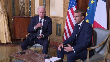 Diplomatie : la France et les États-Unis réconciliés, Emmanuel Macron attend désormais des mesures concrètes (FRANCE 2)