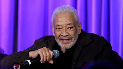 Le chanteur Bill Withers lors d'une conférence de presse à Los Angeles, en Californie (Etats-Unis), le 24 février 2020. (REBECCA SAPP / GETTY IMAGES NORTH AMERICA / AFP)