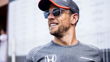 Jenson Button de retour en F1 pendant la pige de Fernando Alonso aux 500 Miles d'Indianapolis (XAVIER BONILLA / NURPHOTO)