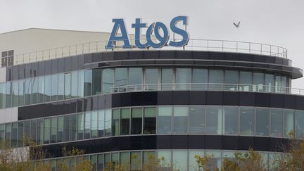 Le siège social d'Atos, à Bezons, dans le Val-d'Oise, en octobre 2023. (VINCENT ISORE / MAXPPP)