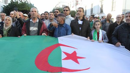 Manifestation du Hirak contre le pouvoir à Alger le 24 décembre 2019. Photo d'illustration. (ADEL SEHREI/WOSTOK PRESS / MAXPPP)