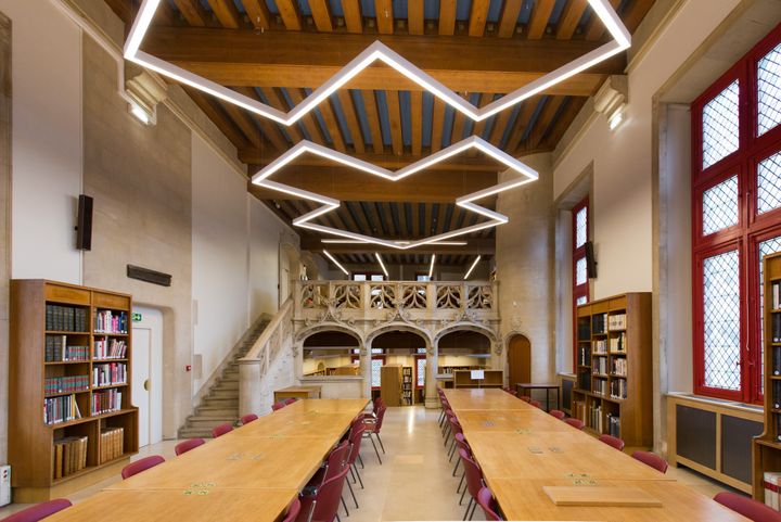 L'intérieur de la Bibliothèque Forney rénovée à Paris
 (Mairie de Paris)