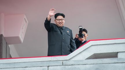 Le leader nord-coréen Kim Jong-un à Pyongyang, le 10 mai 2016. (ED JONES / AFP)