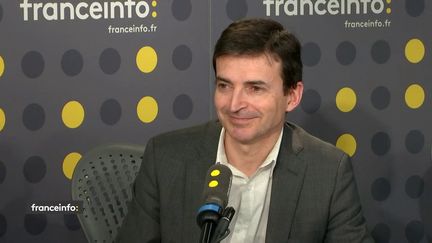 Emmanuel Rivière, directeur général de l’institut de sondage Kantar Public sur franceinfo le 6 mars 2020. (FRANCEINFO / RADIO FRANCE)