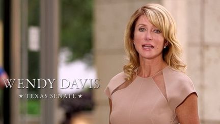 La s&eacute;natrice (d&eacute;mocrate) texane, Wendy Davis. ( FRANCETV INFO)