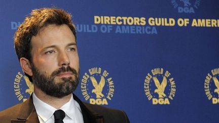 Ben Affleck, lauréat ému à la cérémonie du Syndicat américain des réalisateurs (DGA Awards), le 2 février 2013 à Los Angeles
 ( Chris Pizzello / AP / SIPA )