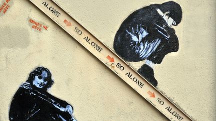 Peinture murale de John Lennon à Paris
 (Bob Dewel/Only France/AFP)