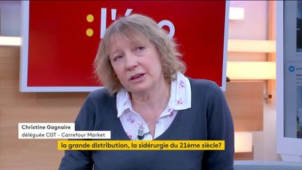 Invitée de Stéphane Dépinoy dans ":l'éco", Christine Gagnaire, déléguée CGT-Carrefour Market, est venue parler du mouvement de grève lancé dans les enseignes de la grande distribution.