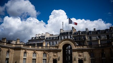 Le palais de l'Elysée, à Paris, le 21 mai 2019. (XOSE BOUZAS / HANS LUCAS / AFP)