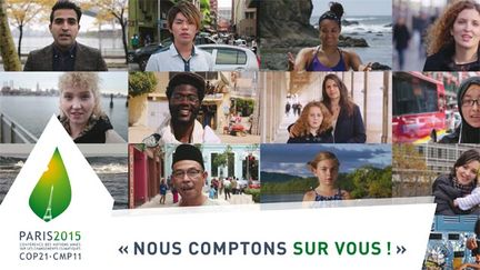 &nbsp; ("Nous comptons sur vous" proclame l'une des affiches de la Cop21 © Cop21.gouv.fr)