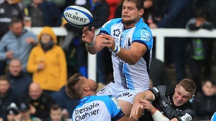 Le 2e ligne de Montpellier Paul Willemse (LINDSEY PARNABY / AFP)