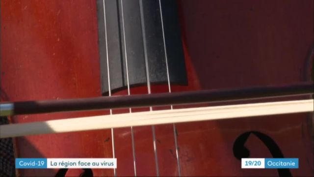 un violoncelle dans le confinement