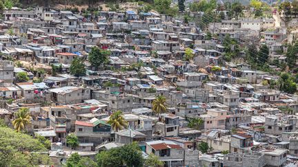 A general view of downtown Port-au-Prince, Haiti, April 9, 2024. (GUERINAULT LOUIS / ANADOLU / AFP)