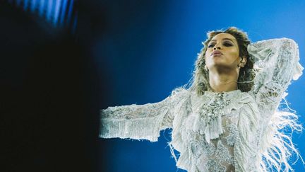 Beyonce en concert à Copenhague le 24 juillet 2016
 (Timothy McGurr/AP / SIPA)