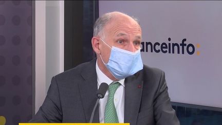 Pierre-André de Chalendar, Président de la Fabrique de l'industrie, le 8 février 2022. (FRANCEINFO / RADIO FRQNCE)