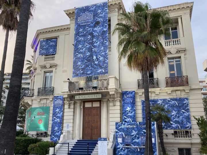 La Malmaison abrite la Quinzaine des Réalisateurs à Cannes, ici le 16 mai 2022. (LCA / FRANCEINFO CULTURE)