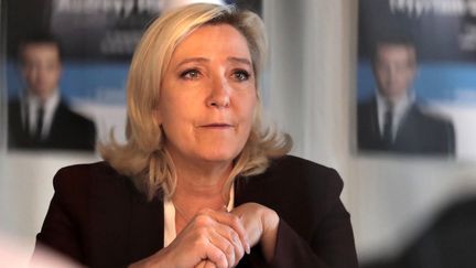 Marine Le Pen à Omécourt (Oise) le 1er juin 2022 (MANON CRUZ / MAXPPP)