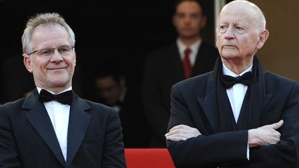 Thierry Frémaux et Gilles Jacob.
 (Anne-Christine Poujoulat / AFP)