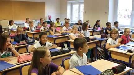 Des élèves en classe lors de la rentrée scolaire 2016. (Photo d'illustration) (MAXPPP)