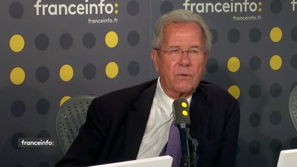 Jean-Louis Debré, ancien président de l'Assemblée nationale et du Conseil constitutionnel, sur franceinfo vendredi 27 septembre. (FRANCEINFO / RADIOFRANCE)