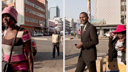 "De longues déambulations ont conduit ces dernières années Guy Tillim à Johannesburg, Durban, Maputo, Beira, Harare, Nairobi, Kampala, Addis-Abeba, Luanda, Libreville, Accra, Abidjan, Dakar et Dar es Salaam… Les avenues, nommées et renommées, agissent en témoins silencieux des flux et reflux des changements politiques, économiques et sociaux. Elles sont devenues 'le musée' des deux révolutions majeures qui ont vu le jour dans ces pays lors des dernières décennies : des régimes coloniaux aux régimes postcoloniaux, avec des emprunts aux pratiques socialistes, puis du nationalisme africain aux Etats capitalistes", précise la Fondation HCB. (GUY TILLIM, COURTESY OF STEVENSON, CAPE TOWN AND JOHANNESBURG)