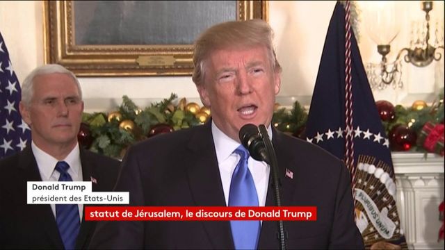 Donald Trump : "Le moment est venu de reconnaître officiellement Jérusalem comme étant la capitale d'Israël"