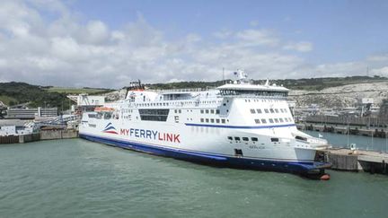 &nbsp; (La compagnie maritime MyFerryLink était sous contrat depuis 2012 avec le groupe Eurotunnel © MaxPPP)