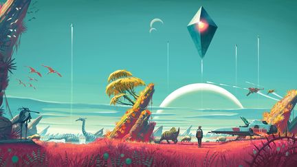 Visuel promotionnel du jeu vidéo No Man's Sky. (HELLO GAMES / SONY ENTERTAINMENT)