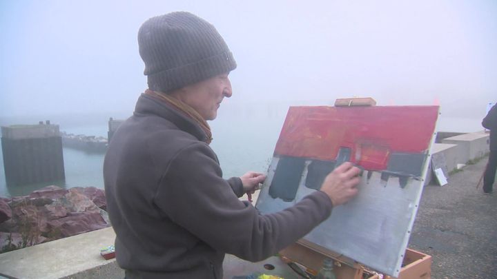 Le 13 novembre 2022, 20 peintres revisitent "Impression, soleil levant", le chef-d'oeuvre de Claude Monet (France 3 Normandie)