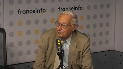 Bertrand Badie, professeur émérite à Sciences Po et spécialiste des relations internationales,&nbsp;sur franceinfo le 3 septembre 2022. (CAPTURE ECRAN / FRANCEINFO)