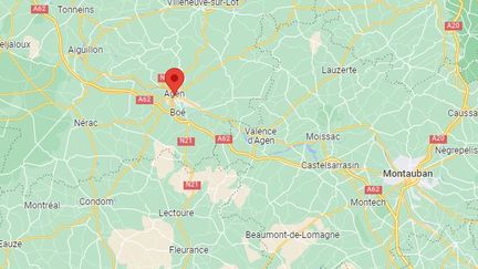 La ville d'Agen dans le Lot-et-Garonne. (GOOGLE MAPS)