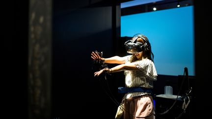 Jeu de réalité virtuelle
 (BEHROUZ MEHRI / AFP)