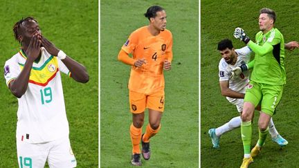 Famara Diédhiou, Virgil Van Dijk et Wayne Hennessey. (AFP)