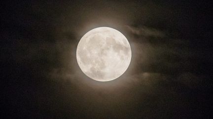 La lune nous montre toujours la même face. Or, personne n'a encore réussi à poser une sonde du côté obscur. (AURELIEN MORISSARD / MAXPPP)