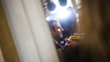  (Emmanuel Macron ici à l'Assemblée nationale, ira à la rencontre de salariés des abattoirs Gad vendredi dans le Finistère © Maxppp)