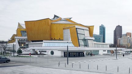 La Philharmonie de Berlin restera fermée jusqu'au 19 avril 2020, ont décidé les autorités dans le cadre des mesures prises pour tenter d'endiguer l'épidémie de coronavirus. (JORG CARSTENSEN / DPA / AFP)