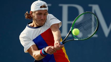 Lucas Pouille, lors de l'US Open 2017 (CLIVE BRUNSKILL / GETTY IMAGES NORTH AMERICA)