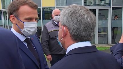 Douai : Emmanuel Macron se rend sur les terres de Xavier Bertrand&nbsp; (France 3)