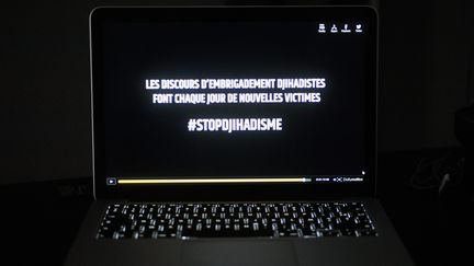 &nbsp; (Capture d'écran de la campagne anti-djihad du gouvernent français sur internet ©maxPPP)