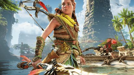 Aloy, personnage principal d'Horizon Forbidden West. (SONY PLAYSTATION / GUERRILLA)